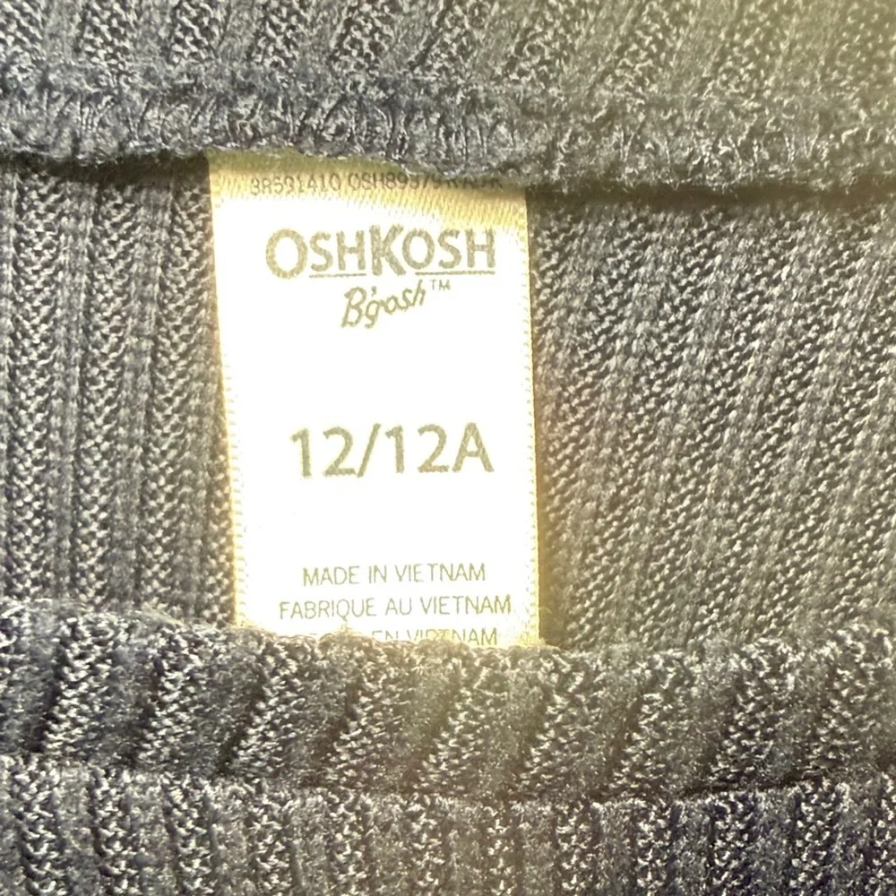 NEW! OshKosh B'gosh Girls Long Sleeve Plaid Dress Size 12